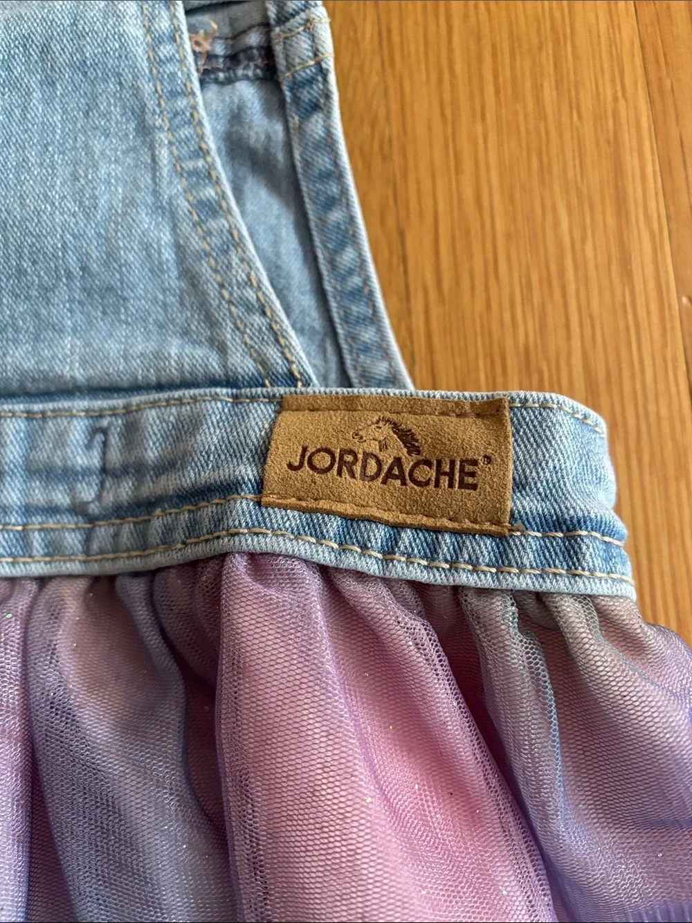 2T Jordache Denim Overalls Dress - Picture 10 of 12